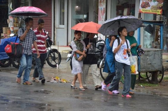 Rain showers in Agartala. TIWN Pic May 17
